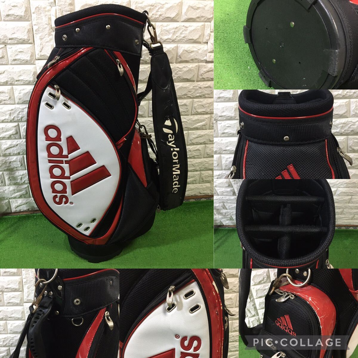 豪華必見★テーラーメイド RBZ SL等★ 男性用ゴルフクラブセット アディダス製キャディバッグ付_画像10