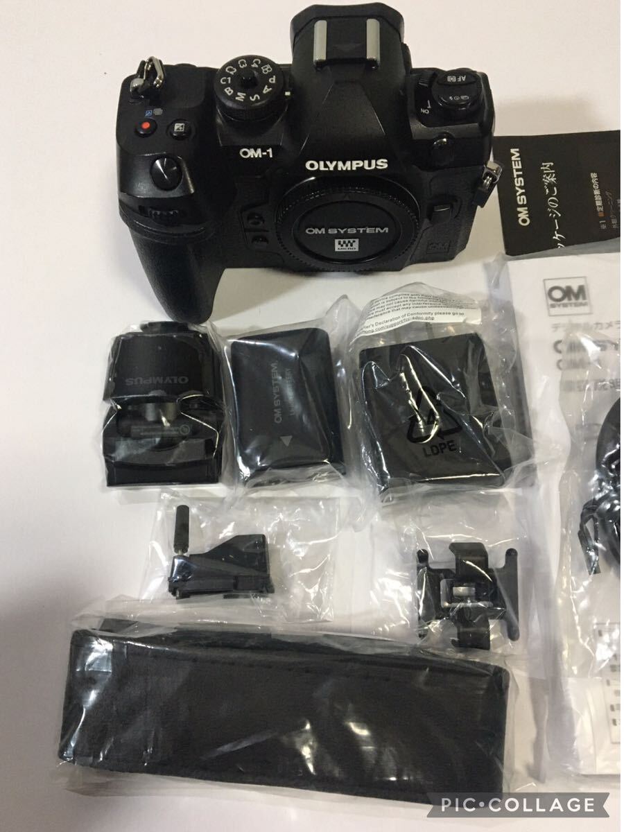 オリンパス☆OLYMPUS OM SYSTEM OM-1 ボディ 2037万画素 ミラーレス 一眼 カメラ/ブラック☆付属品完備 箱付きの画像9