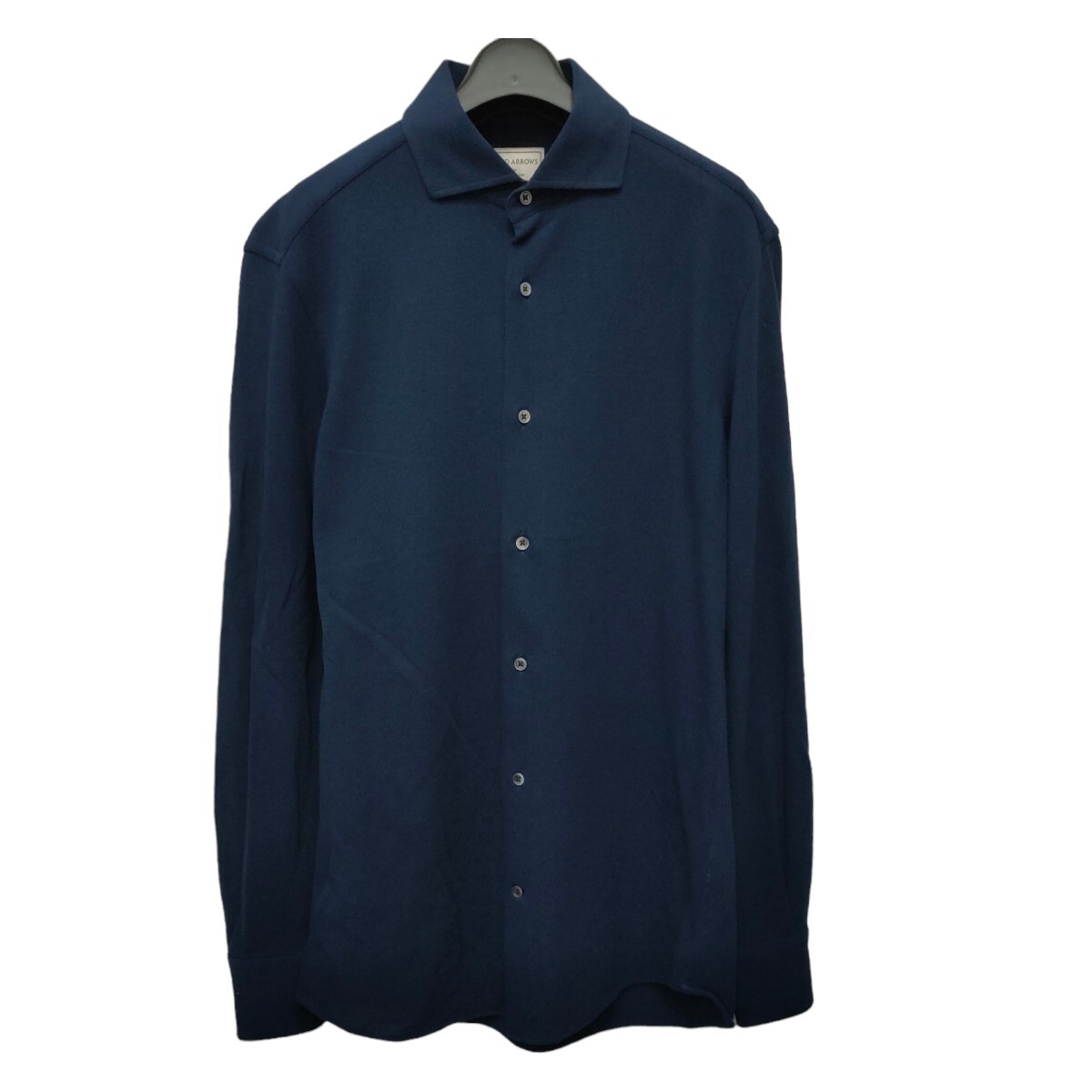 UNITED ARROWS TOKYO / United Arrows men's long sleeve button shirt cotton shirt blue S size made in Japan I-3783