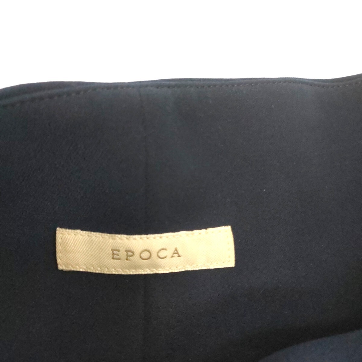 エポカ / EPOCA レディース ワイド ガウチョ スカートパンツ 40サイズ ネイビー 日本製 I-3861 _画像3