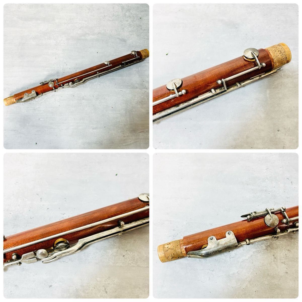 希少　木製ファゴット　Lark  M4010  ボーカル付き 管楽器　ハードケース　ビンテージ　ヴィンテージ