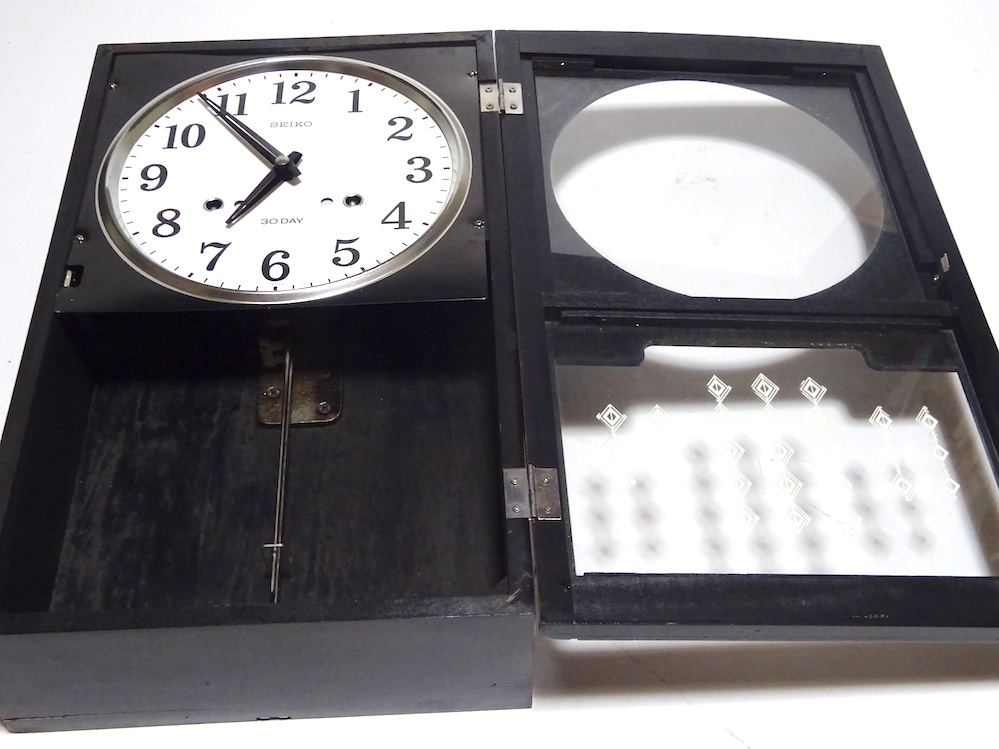 ■即決■ 動作品 調整済み SEIKO ゼンマイ式 柱時計 掛け時計 アンティーク レトロ #3の画像6