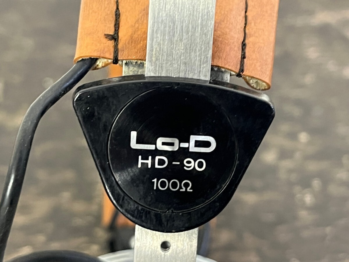 昭和レトロ Lo-D ローディ 日立 ヘッドフォン HD-90 100Ωの画像2