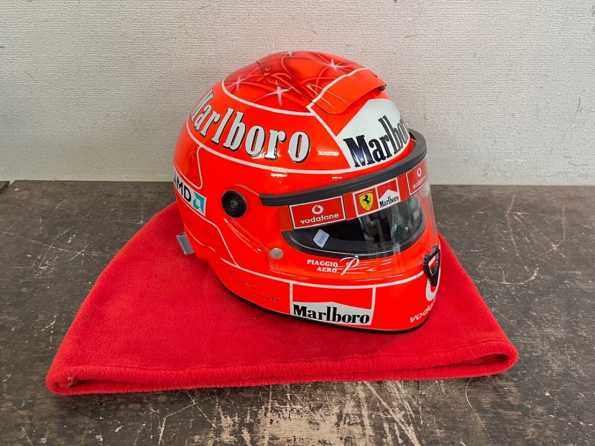 [ rare ]mi is L * Schumacher 2002 year Schuberth RF1 8858-2002 helmet F1 Ferrari the truth thing large replica 
