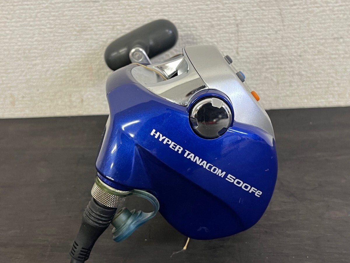 【動作確認済み】 ダイワ ハイパータナコン 500Fe DAIWA HYPER TANACOM 電動リール 中深場 サビキ フカセ釣り コード 説明書 元箱付の画像4