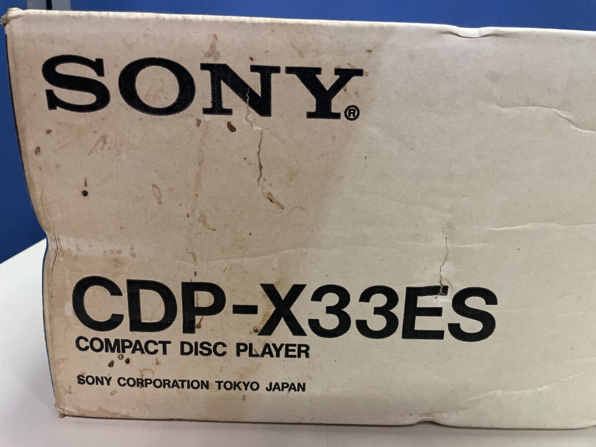 [ dead stock ] SONY CDP-X33ES high electron ti* linear converter installing ES series CD player 