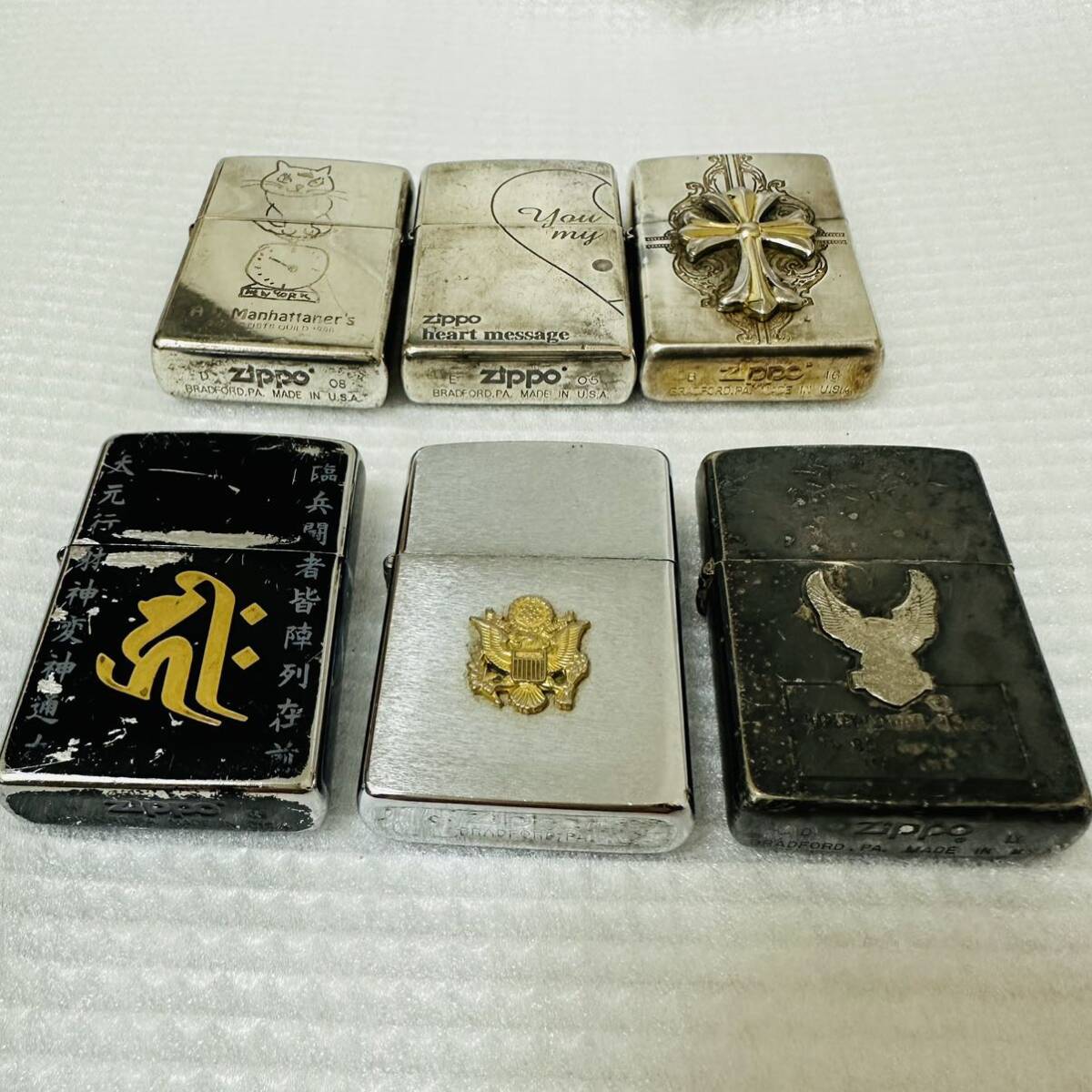 ライターまとめて ZIPPO 6点、GIXENCHY 、FAVOR、Crown、RONSON 全部16点セット_画像4