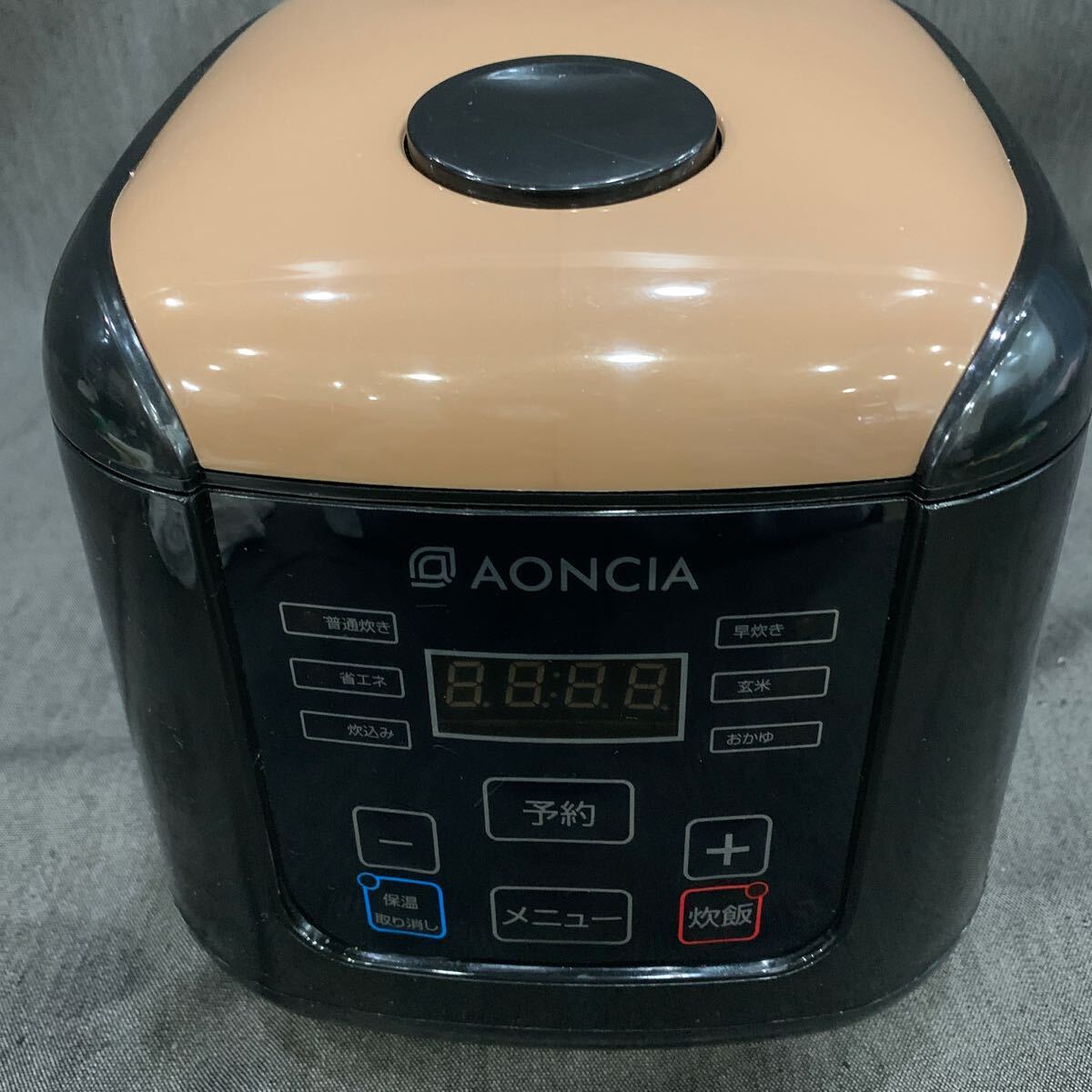 AONCIA アオンシア S-RC018S-B ブラック4合炊き 炊飯器 ゆの画像9