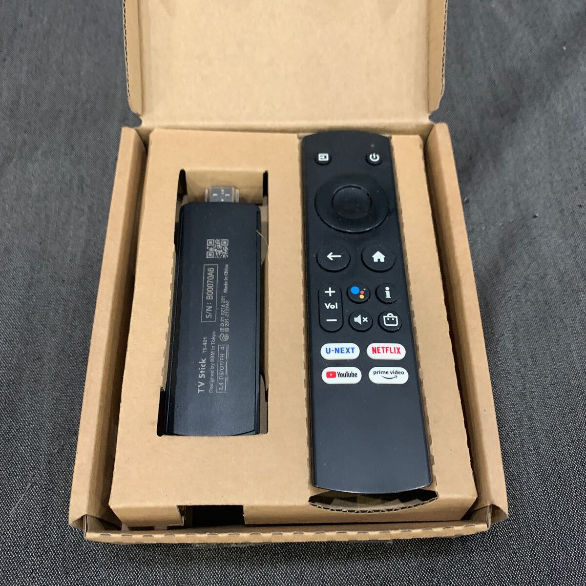 androidtv OKGoogle Remote Cantroller TR-401 TV Stick ゆの画像2