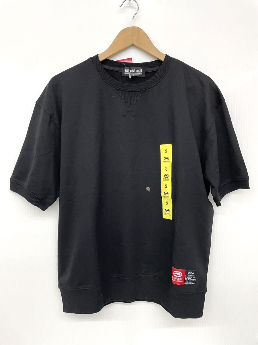 新品■ecko unltd. メンズ 半袖シャツ S ブラック 155-165cm 半袖Tシャツ _画像2