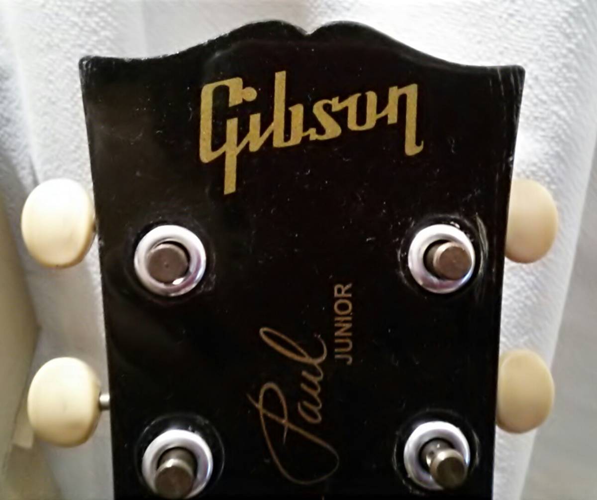 ☆KLUSON クルーソンペグ用 プレス・ブッシュ☆1950~60年代白ノブ用タイプ☆復刻版☆検：Gibson ギブソン ep40_[参考写真]ギターへの取り付け例です。