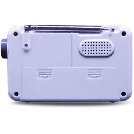 ラジオ 携帯小型 高感度 am/fm/短波/ワイドfm対応 (乾電池式/usb電源使用可能) 【デジタル時計/タイマー/目覚まし時計/自動電源オン付き】 