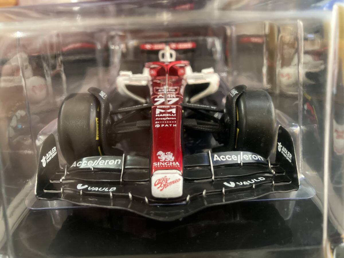 日本未発売 ビッグスケールF1コレクション アルファロメオC42 ボッタス 2022年 デアゴスティーニ DeAGOSTINI 1/24 完成品の画像3