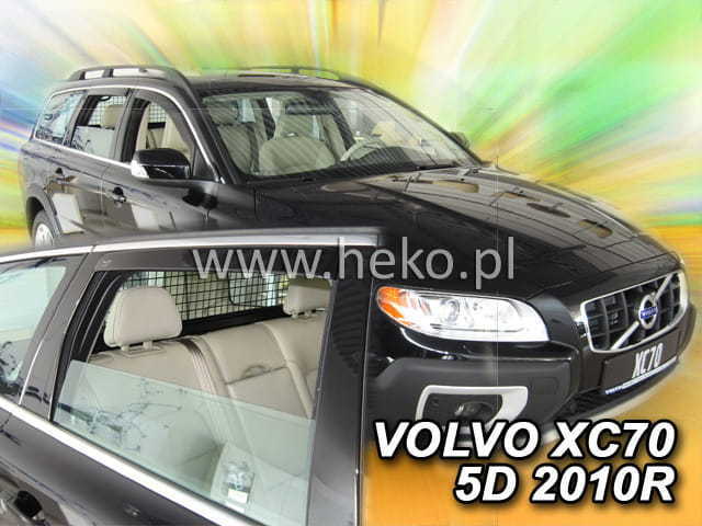 【M's】VOLVO ボルボ V70 エステート XC70 SUV (2007-2017) HEKO ドアバイザー サイドバイザー 1台分 (フロント+リア) ヘコ セット 331255_画像1