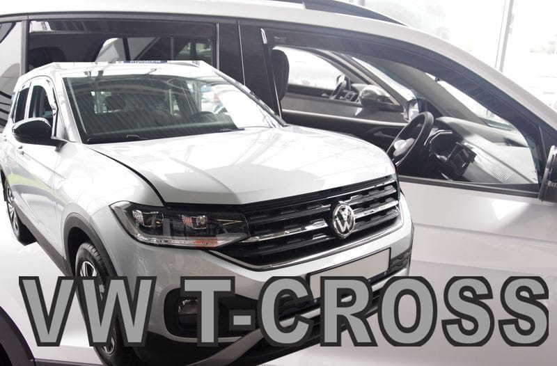 【M's】VW T-Cross Tクロス C1 SUV (2019y-) HEKO ドアバイザー サイドバイザー 1台分 (フロント+リア) 社外 ヘコ T-クロス 新型 331016の画像1