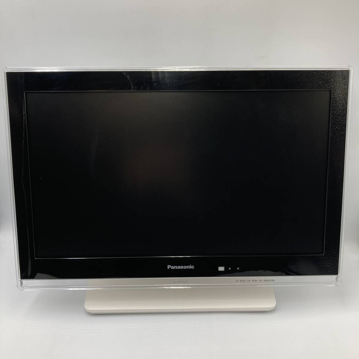 【通電確認済み】Panasonic/パナソニック 15V型 ポータブルテレビ SV-PT15S1 B-CASカード＋リモコン/Y20129-T3の画像1