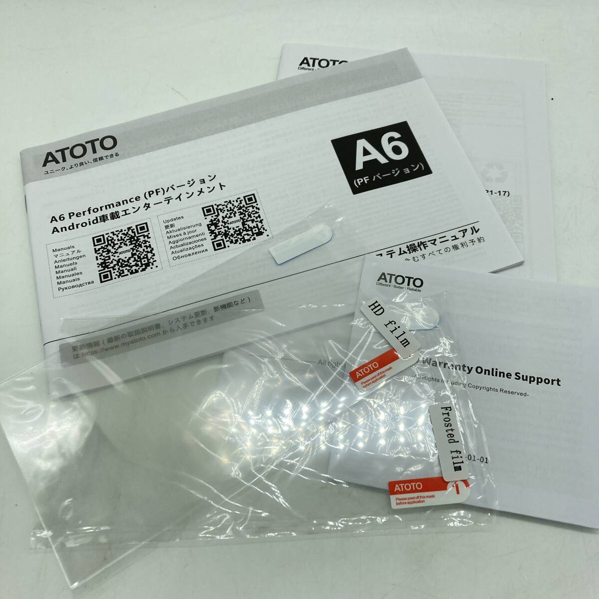 【未検品】 ATOTO A6PF Android カーオーディオ CarPlay ワイヤレス Android Auto A6G2A7PF /Y20151-P1の画像9