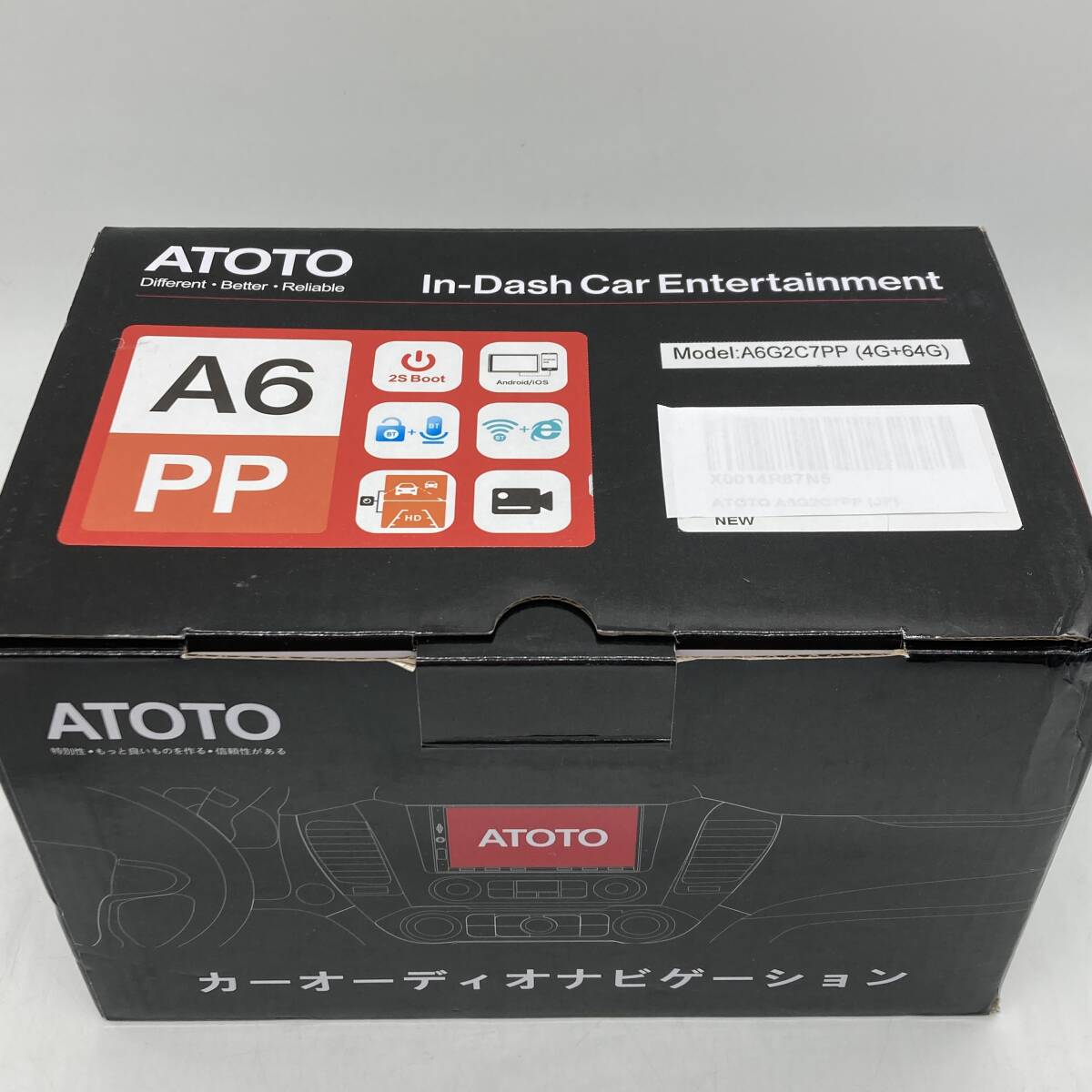 【未検品】ATOTO A6 2 DINカーオーディオ Androidカーナビ 4G + 64G ワイヤレス Android Auto A6G2C7PP /Y201512-P1の画像10