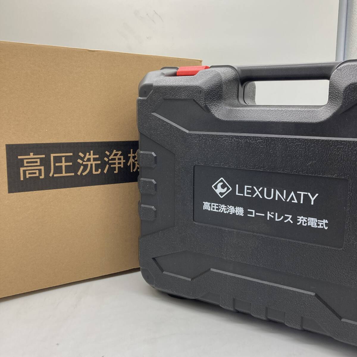 【通電のみ確認済】Lexunaty DJ802 高圧洗浄機 コードレス 充電式 /Y20513-H2の画像1