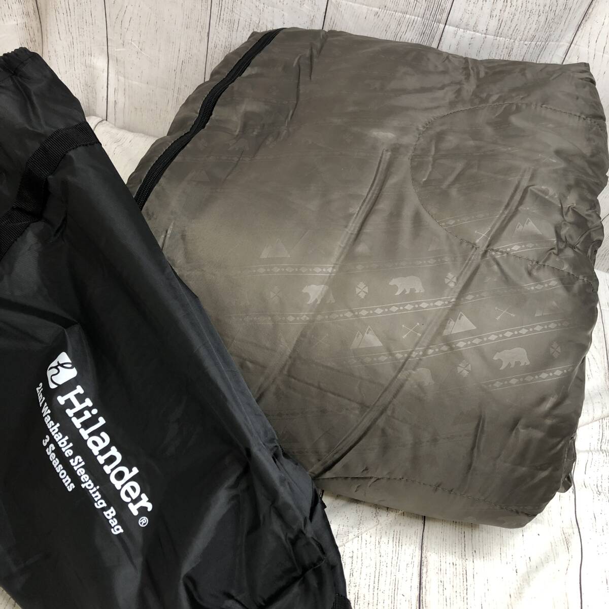 [ new goods unopened ]Hilander( Highlander ) 2in1...3 season sleeping bag (5*C&15*C correspondence ) 3 season sleeping bag UK-7 /Y20904-K3