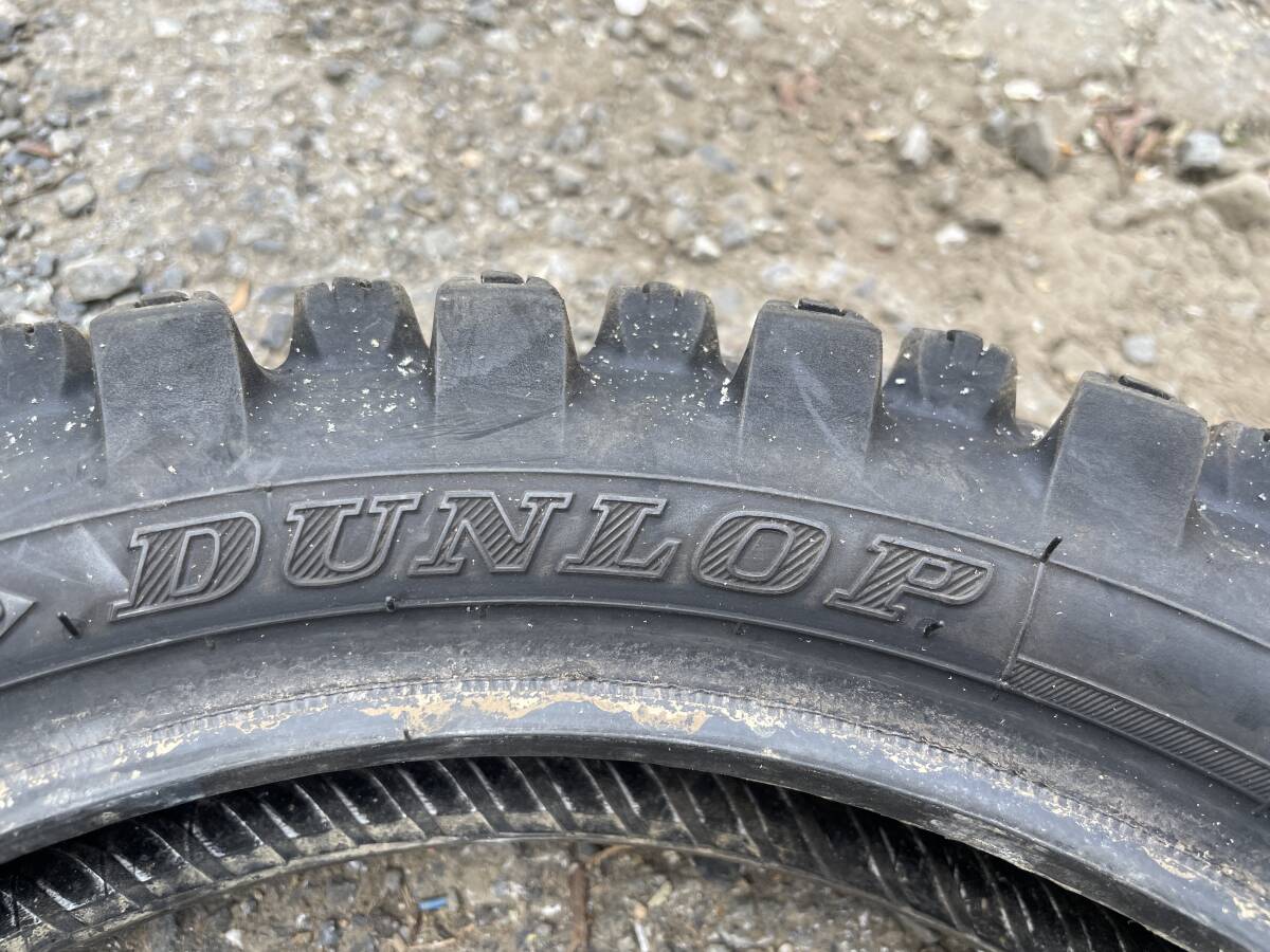 ●DUNLOP ダンロップ GEOMAX MX33 80/100-12 4022 モトクロス オフロード エンデューロ タイヤ 倉庫整理品T46_画像5