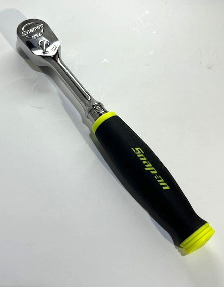 新品　スナップオン　3/8 スタンダード ラチェット　FH80 snapon ハイビジイエロー　全長24cm　snap-on