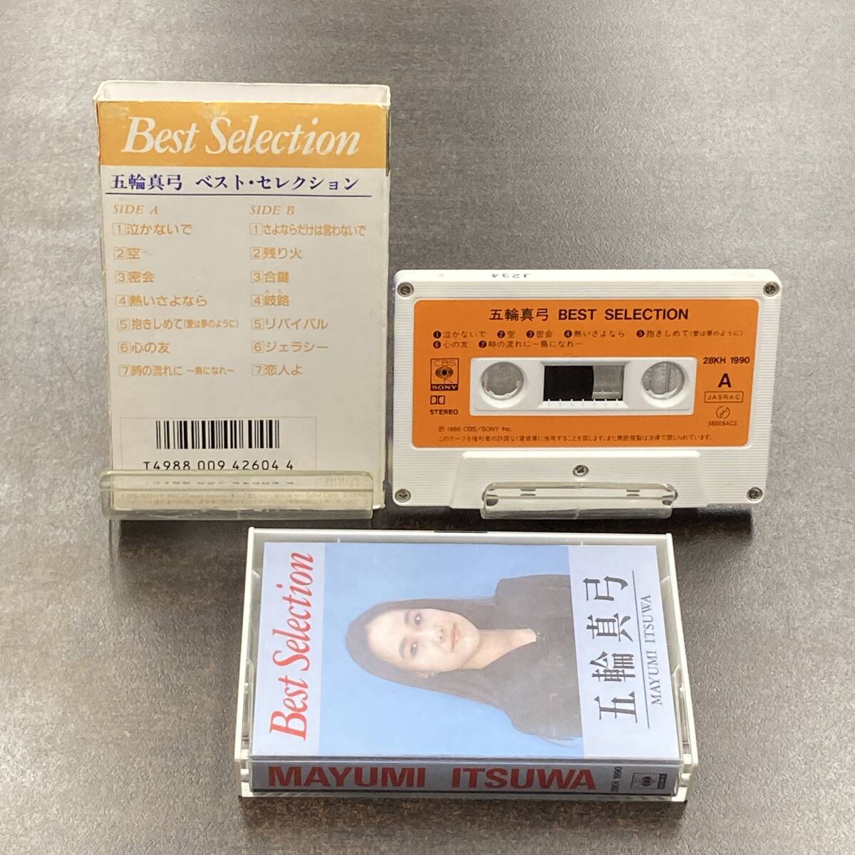 1024M 五輪真弓 BEST SELECTION カセットテープ / Mayumi Itsuwa Citypop Cassette Tapeの画像2