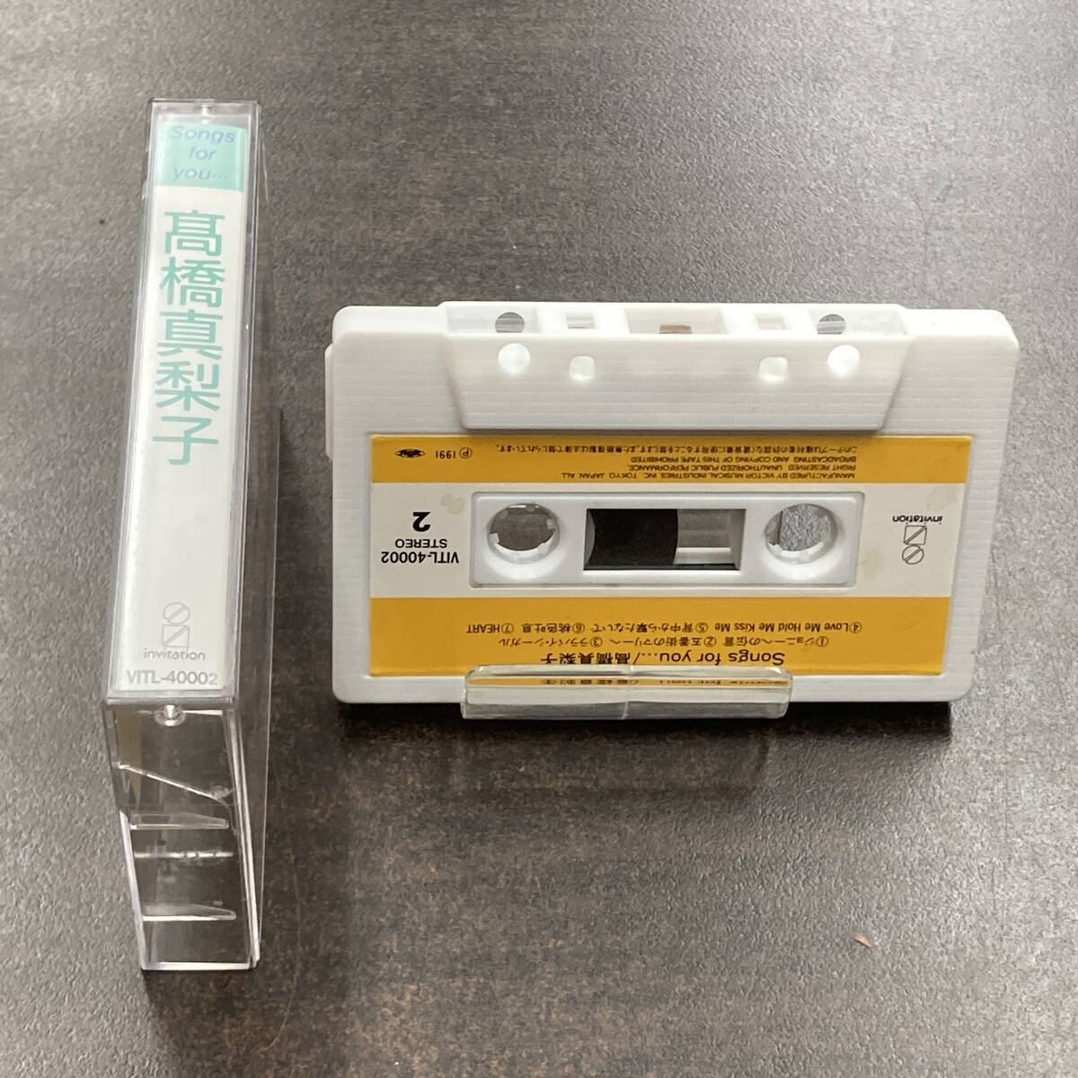 1080M 高橋真梨子 Songs for you カセットテープ / Mariko Takahashi Citypop Cassette Tapeの画像3