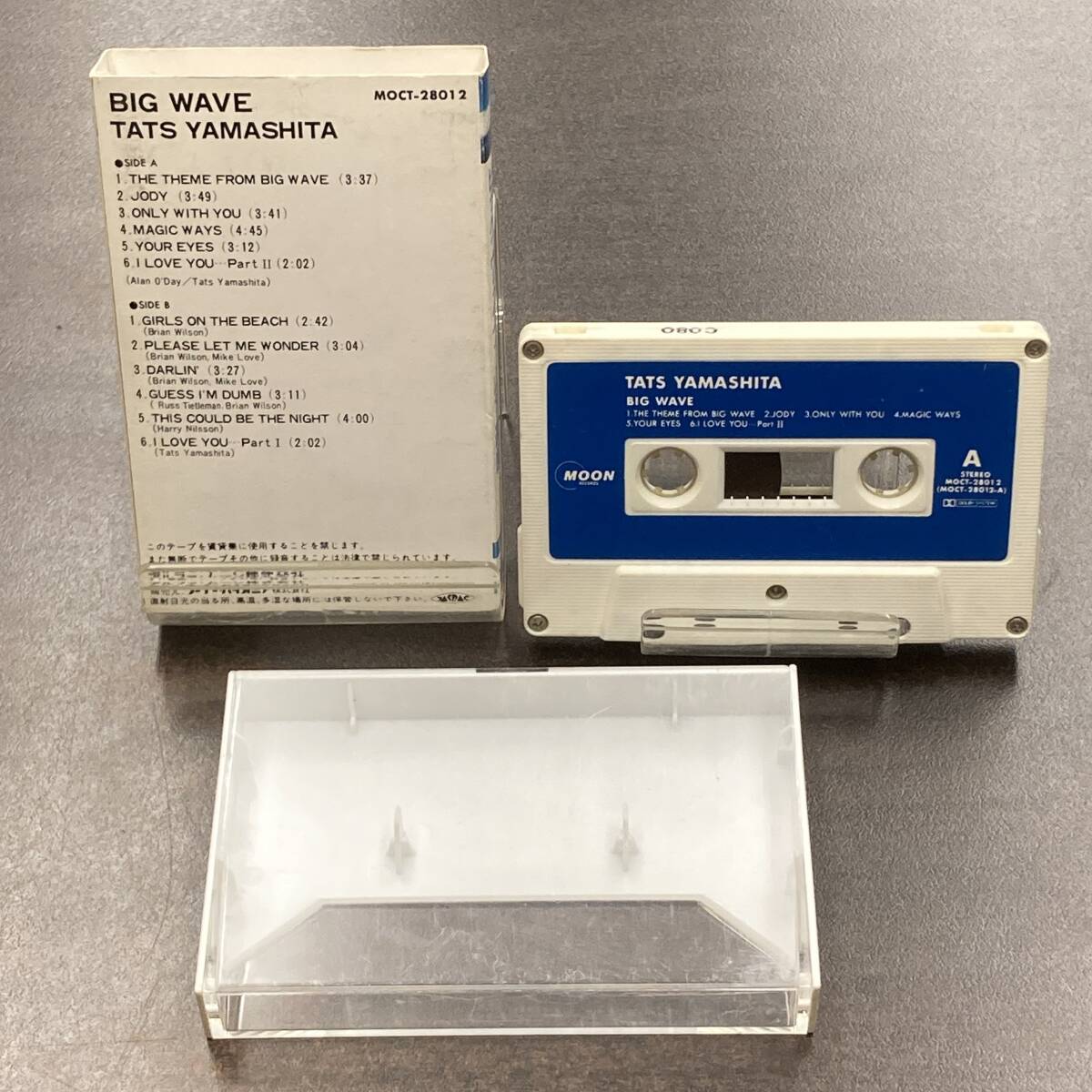 1096M 山下達郎 BIG WAVE　TATS YAMASHITA カセットテープ / Tatsurou Yamashita Citypop Cassette Tape_画像2