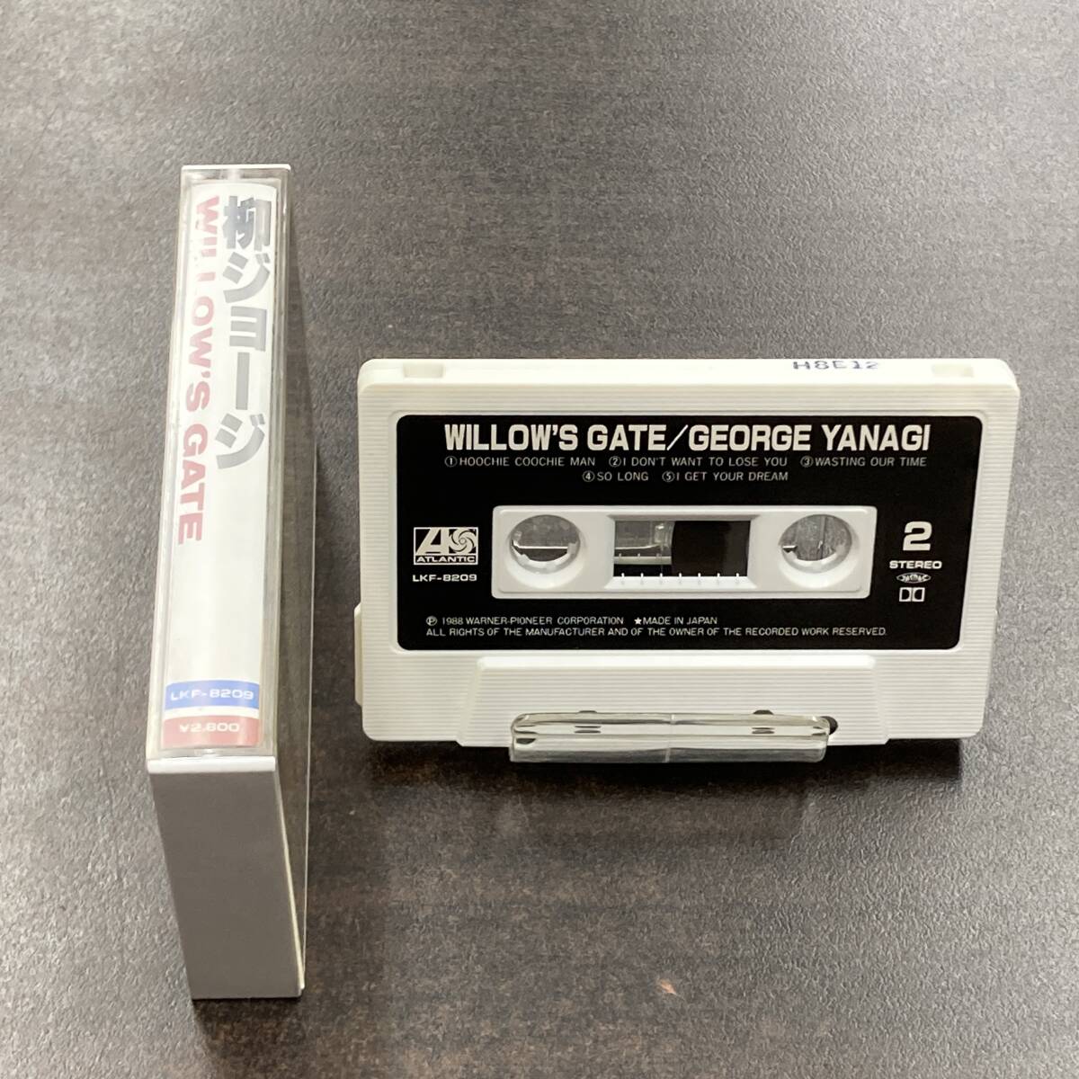 1102M 柳ジョージ WILLOW'S GATE カセットテープ / George Yanagi Rock Cassette Tapeの画像3