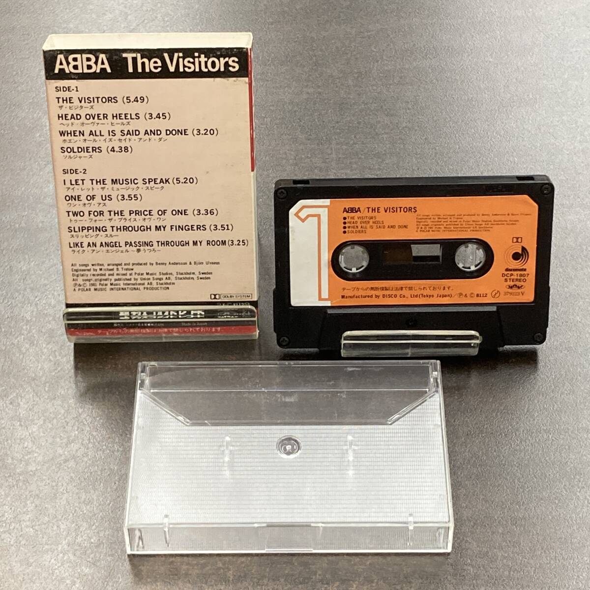 1121M アバ ザ・ビジターズ The Visitors カセットテープ / ABBA Cassette Tapeの画像2