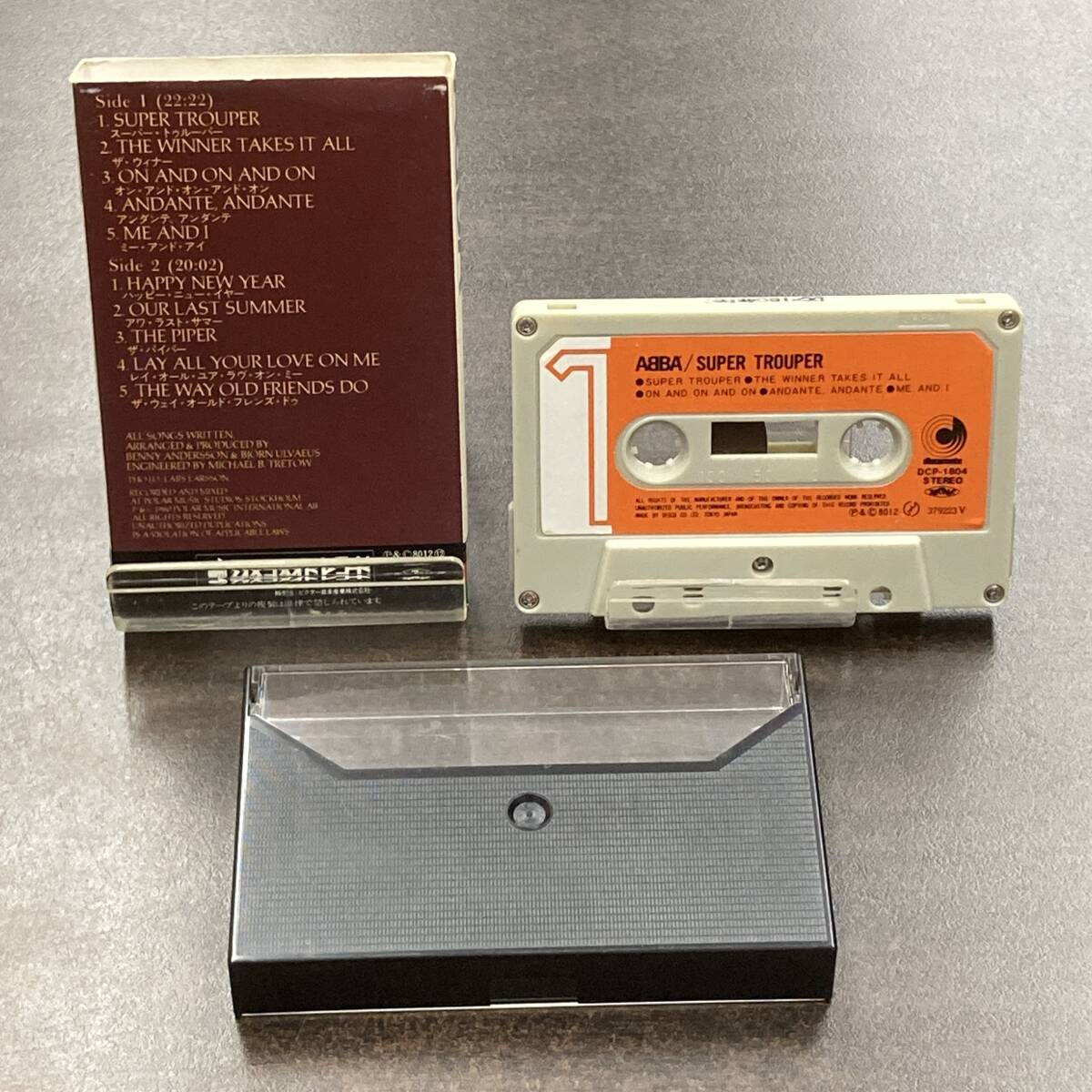 1126M アバ スーパー・トゥルーバー Super Trouper カセットテープ / ABBA Cassette Tapeの画像2