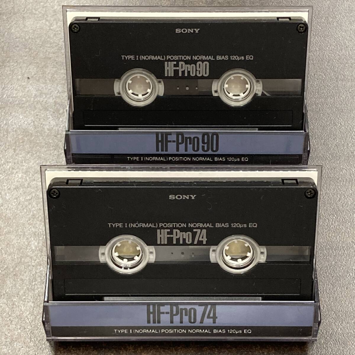 1905T ソニー HF-Pro 74 90分 ノーマル 2本 カセットテープ/Two SONY HF-Pro 74 90 Type I Normal Position Audio Cassetteの画像1