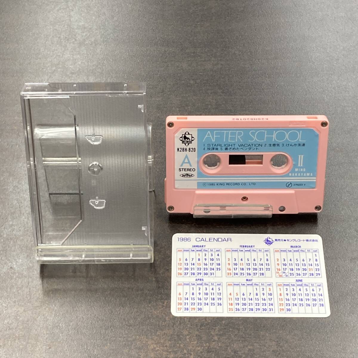 1135M 中山美穂 AFTER SCHOOL カセットテープ / Miho Nakayama Idol Cassette Tapeの画像2