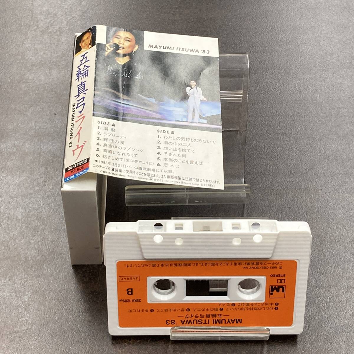 1144M 五輪真弓 ライヴ ’８３ カセットテープ / Mayumi Itsuwa Citypop Cassette Tapeの画像3