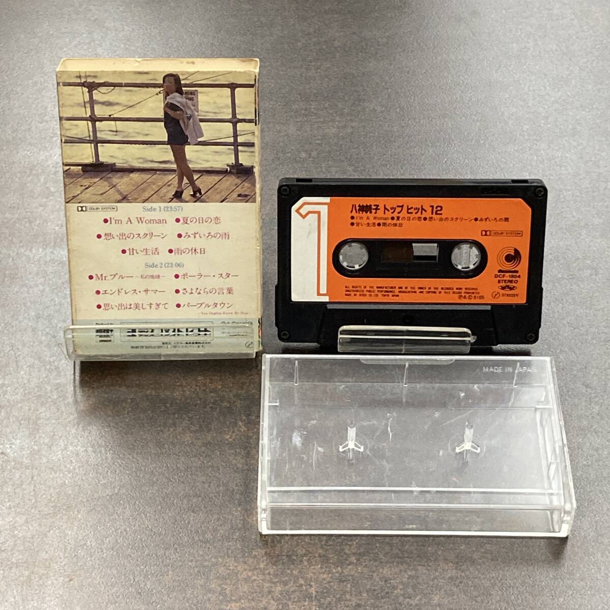 1154M 八神純子 トップヒット１２ カセットテープ / Jyunnko Yagami Citypop Cassette Tapeの画像2