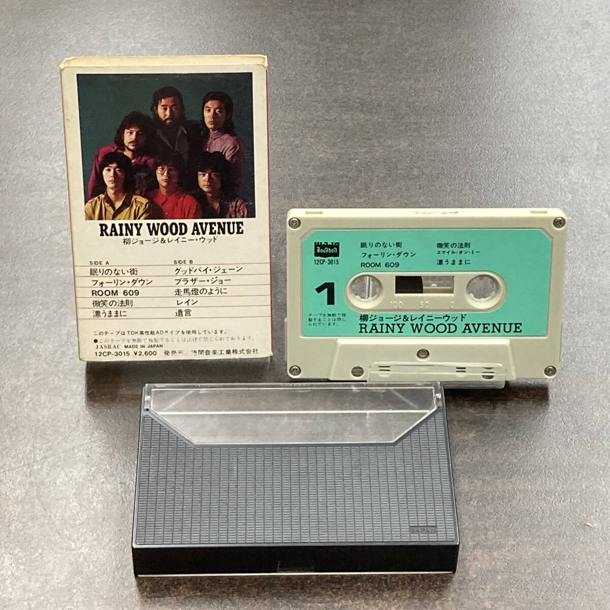 1186M 柳ジョージ＆レイニーウッド RAINY WOOD AVENUE カセットテープ / George Yanagi ＆ RAINY WOOD Citypop Cassette Tapeの画像2