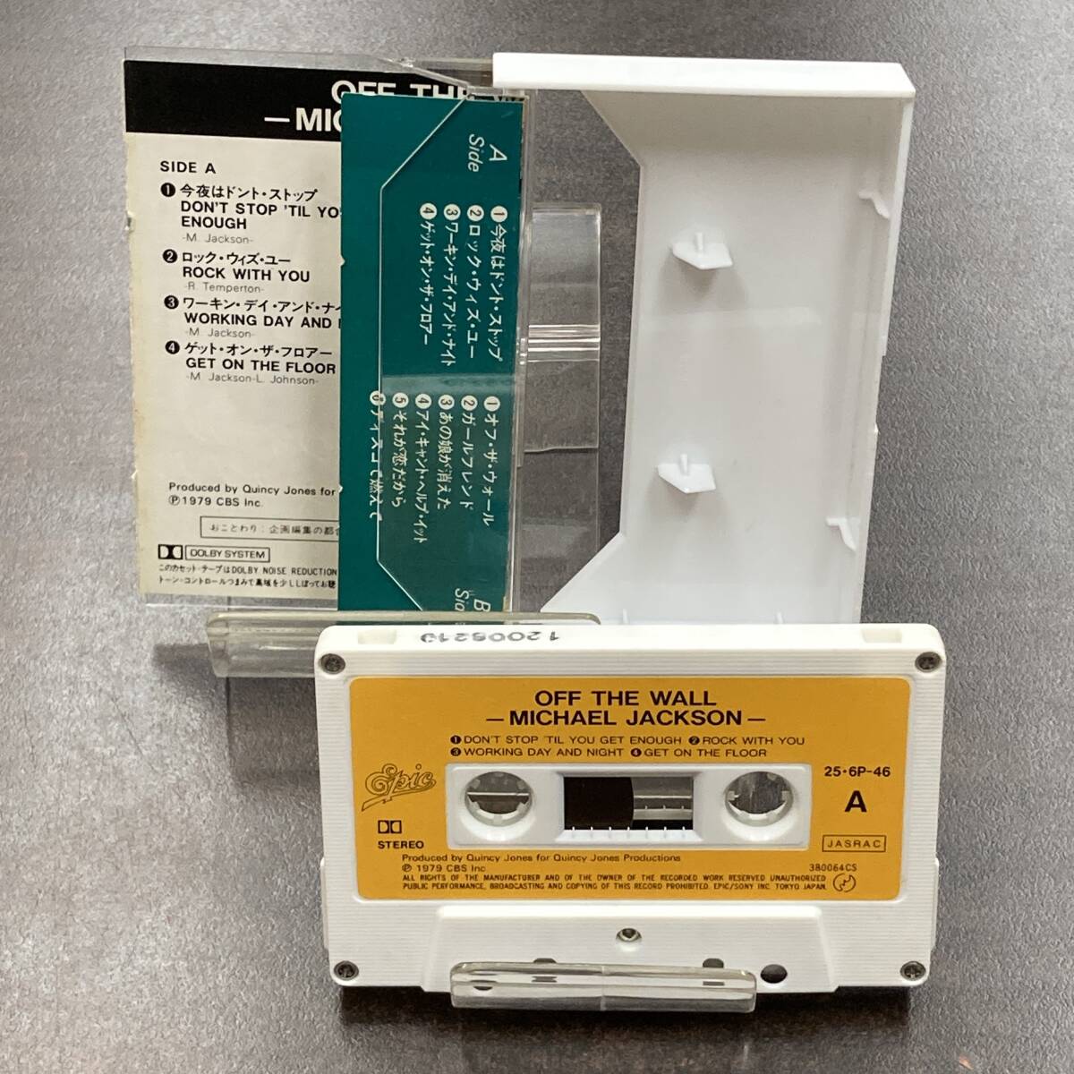 1191M マイケル・ジャクソン オフ・ザ・ウォール OFF THE WALL カセットテープ / Michael Jackson Cassette Tapeの画像2