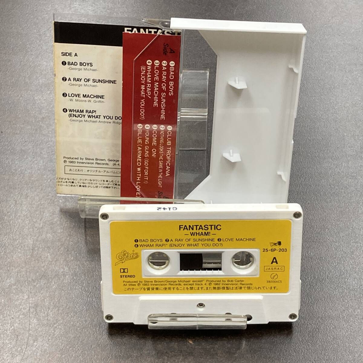 1194M ワム！ ファンタスティック FANTASTIC カセットテープ / Wham! Cassette Tapeの画像2