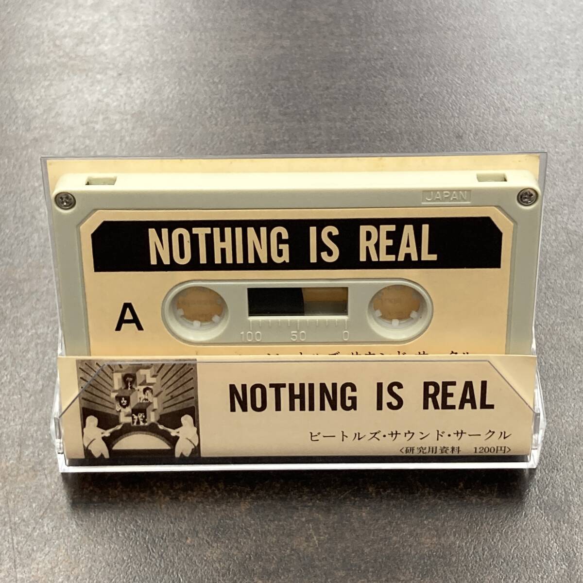 1217M ザ・ビートルズ 研究資料 NOTHING IS REAL カセットテープ / THE BEATLES Research materials Cassette Tapeの画像1