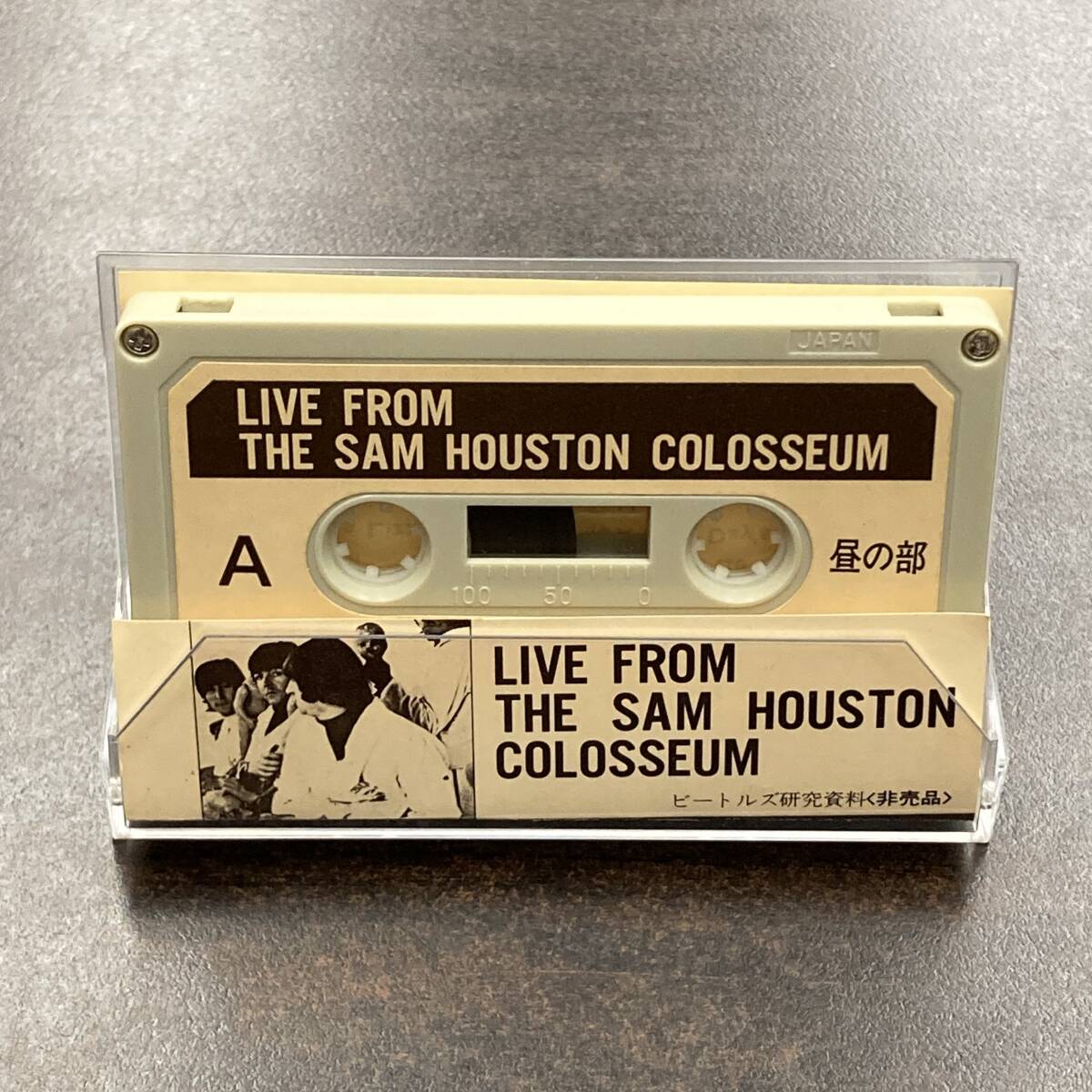 1216M ザ・ビートルズ 研究資料 LIVE FROM THE SAM HOUSTON COLOSSEUM カセットテープ / THE BEATLES Research materials Cassette Tapeの画像1