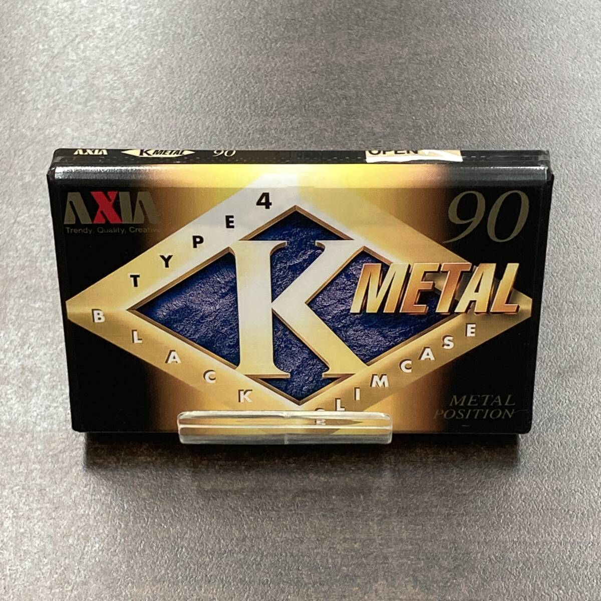 1947N 未使用 アクシア K METAL 90分 メタル 1本 カセットテープ/One AXIA Type IV Metal Position unused Audio Cassetteの画像1