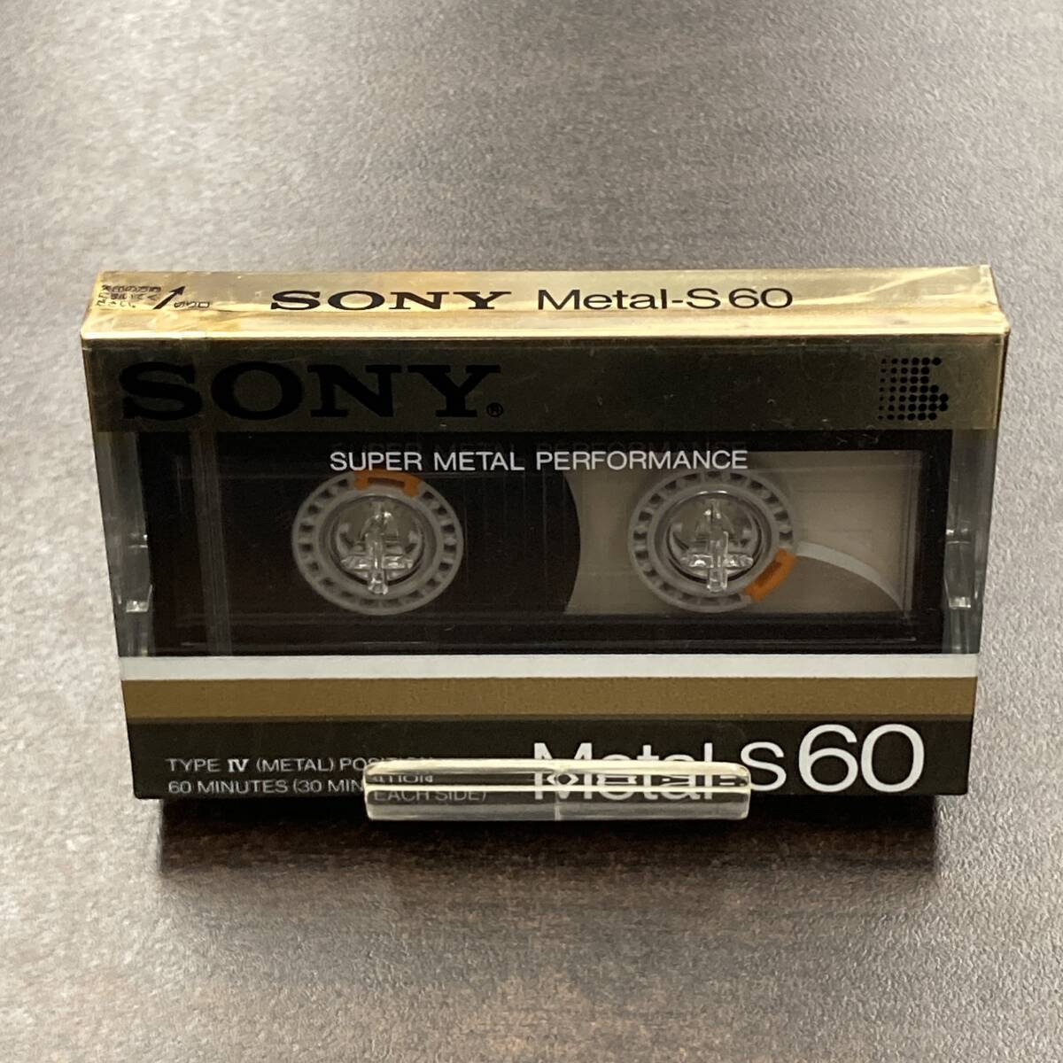 2060N 未使用 ソニー Metal-S 60分 メタル 1本 カセットテープ/One SONY Type IV Metal Position unused Audio Cassette_画像1