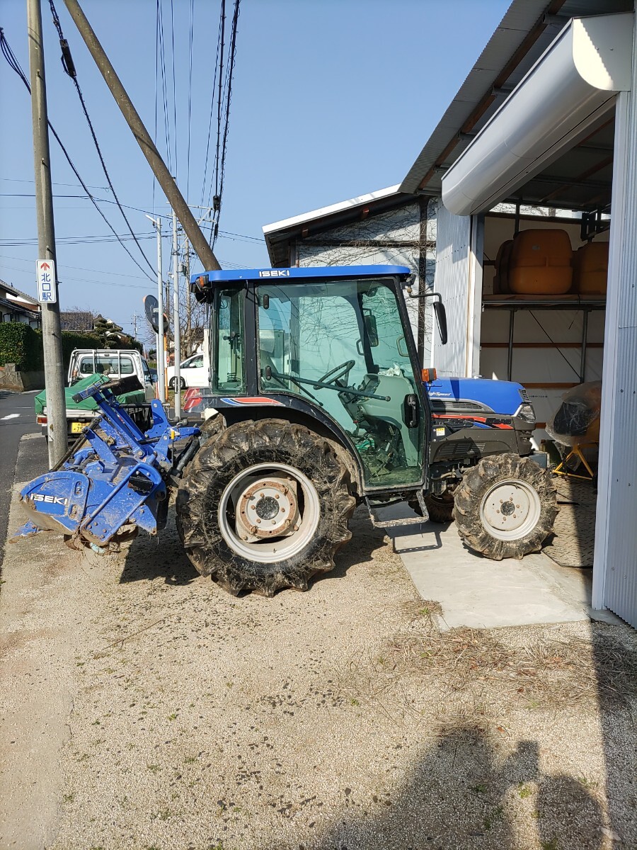 トラクター イセキ キャビン オートロータリー 自動水平 クイックヒッチ ハイスピード  AT340 34馬力 1763Hの画像2