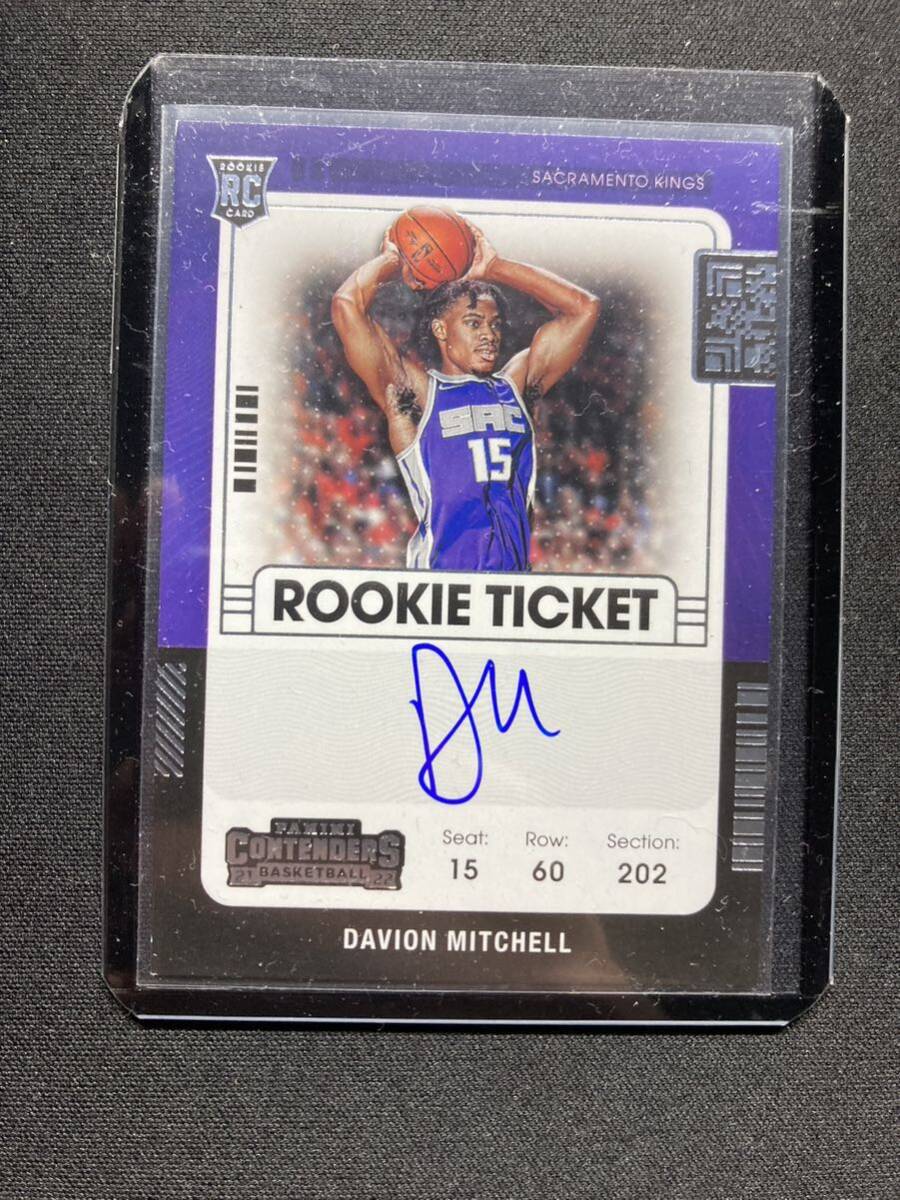 Davion Mitchell rookie auto contenderの画像1