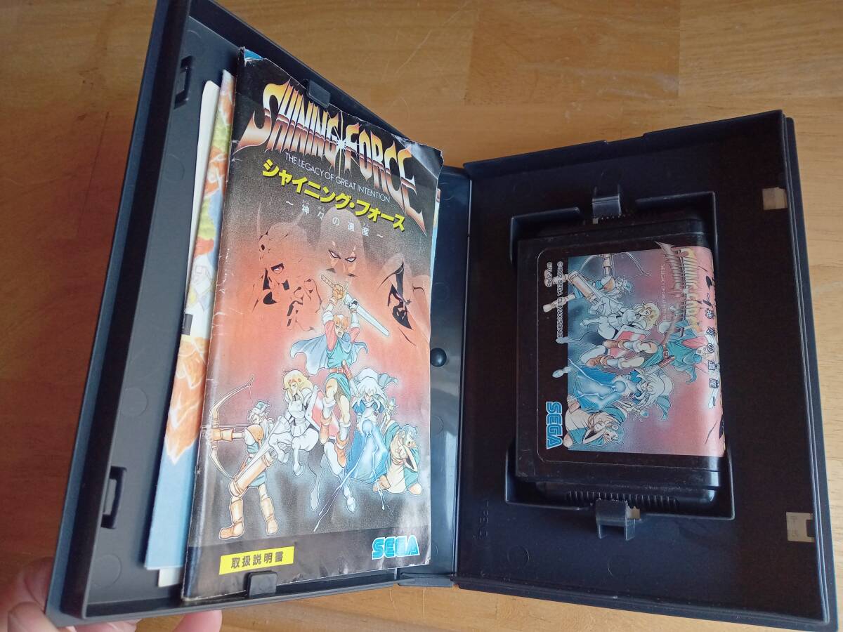 MD[ shining force ] Mega Drive box, instructions equipped operation not yet verification 