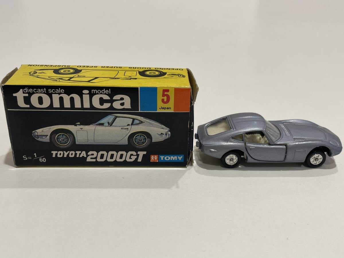 トミカ No.5 TOYOTA 2000GT トヨタ tomica JAPAN TOMY トミーの画像2