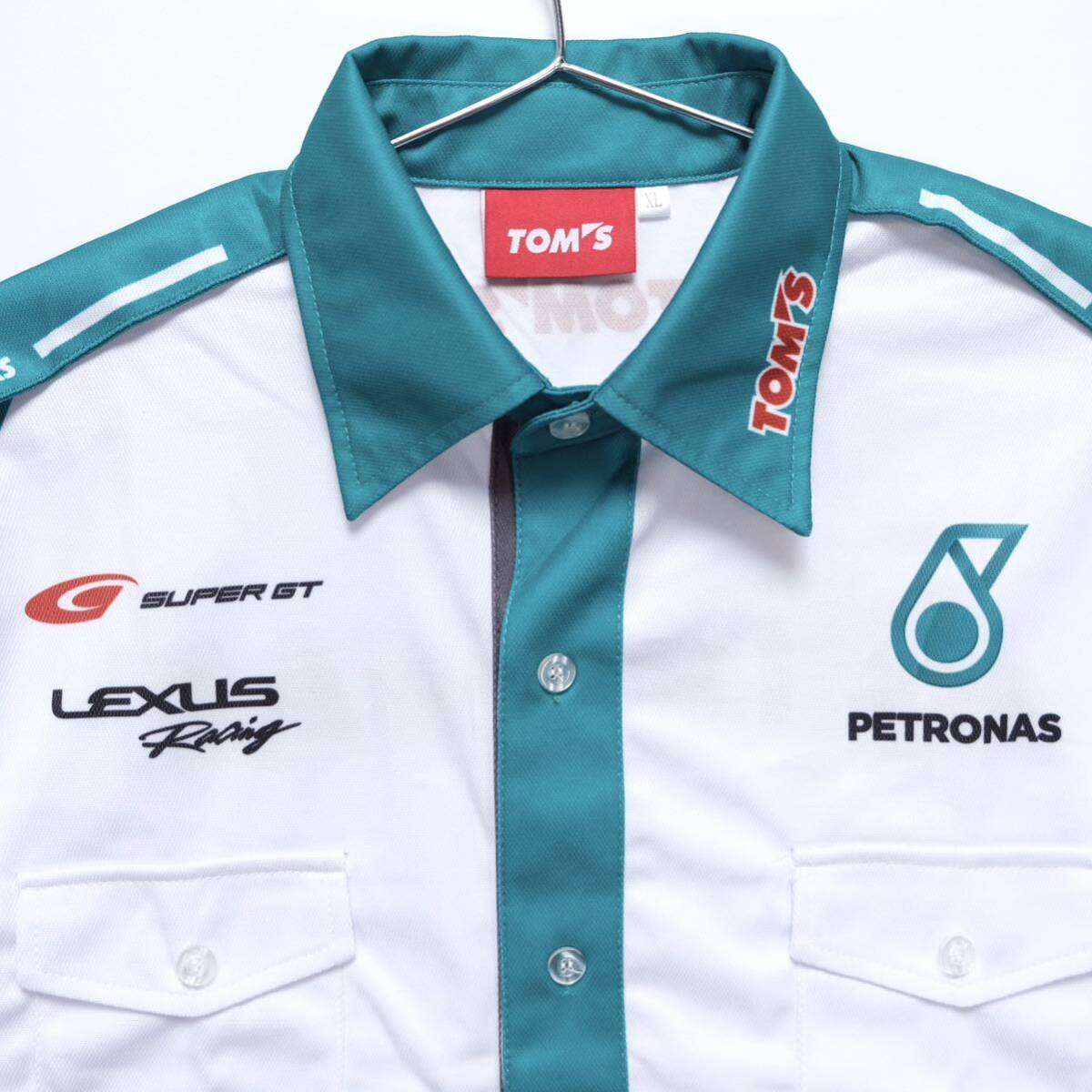 【送料無料】LEXUS TEAM PETRONAS TOM'S/レクサス チーム ペトロナス トムス/パイロットシャツ/SUPER GT/スーパーGT/XLサイズ