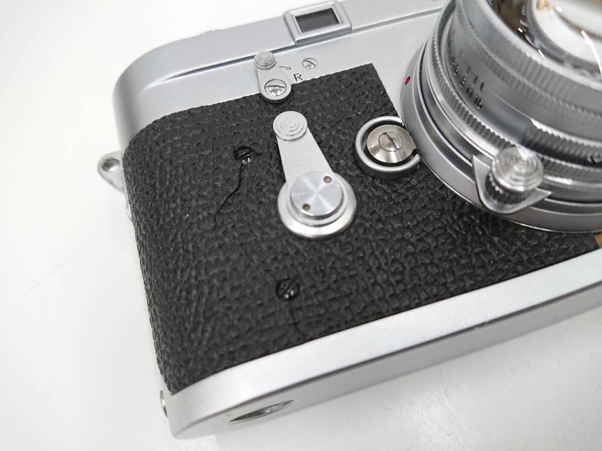 Leica ライカ M3 ダブルストローク レンジファインダー 70万番台 レンズ ケースの画像9