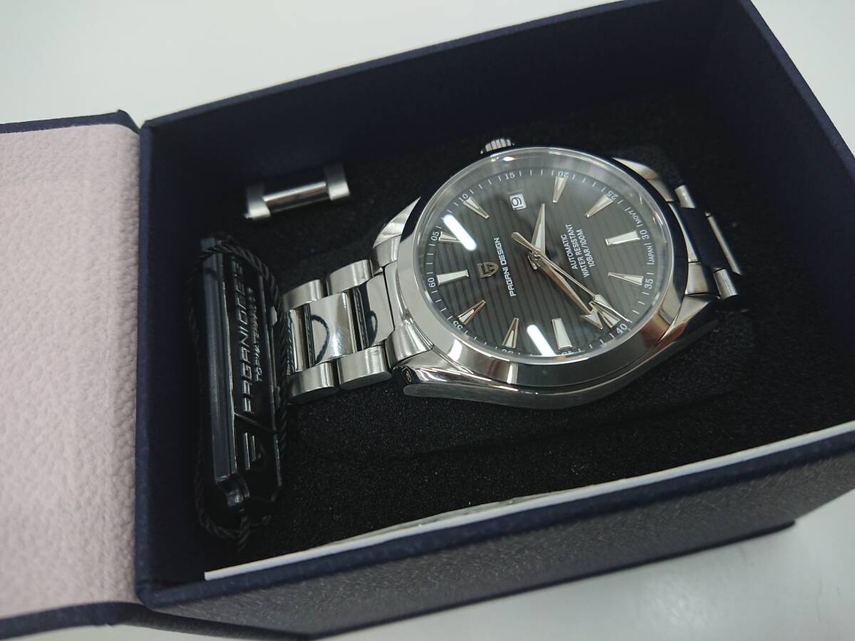 美品 PAGANI DESIGN PD-1688M 自動巻 アクアテラ オマージュ メンズ 腕時計の画像3